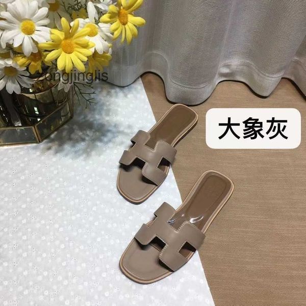 

sandal her setting shoes slippers 2023 women oran higslipper women's bear designer summer beacleather leisure fashion wear rhinestone f