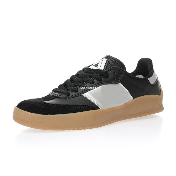 

palace black silver skates shoe for men's sneakers mens sport shoes womens skate women's sports men sneaker women hq6099