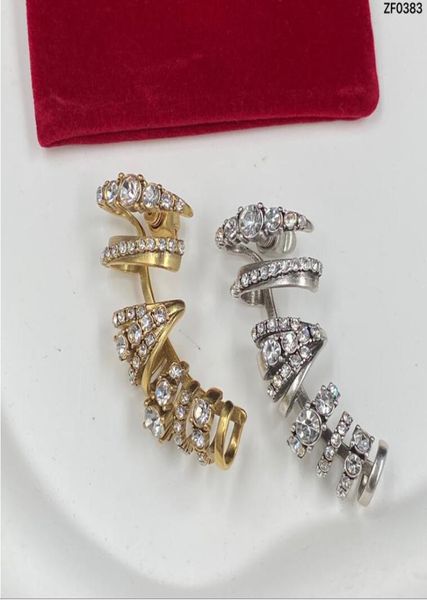 

new designed dangle rivet skull women men earrings ear hoop punk style necklace bracelet ladies earring studs designer jewelry amq4608967, Silver