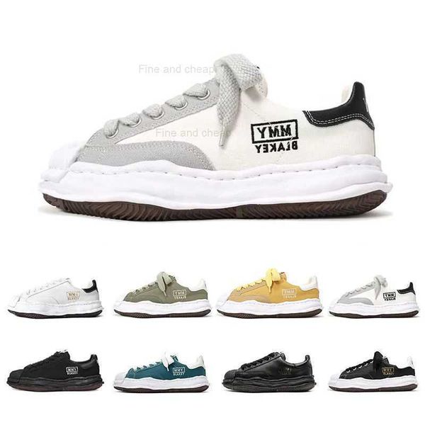 

2023 sneakers maison mihara blakey og sole canvas low designer shoes toe cap mmy white yasuhiro shoes miharayasuhiro sport mens womens train