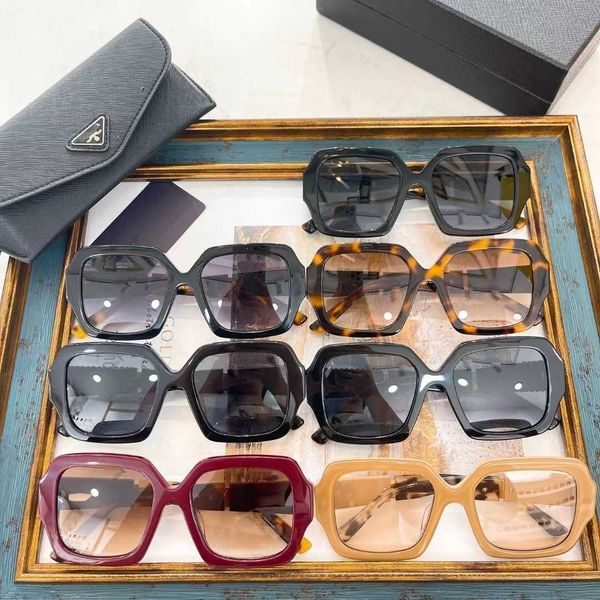 

sunglasses 2023 new p family's new online celebrity the same personalized large square women's versatile japanese and korean sungl, White;black