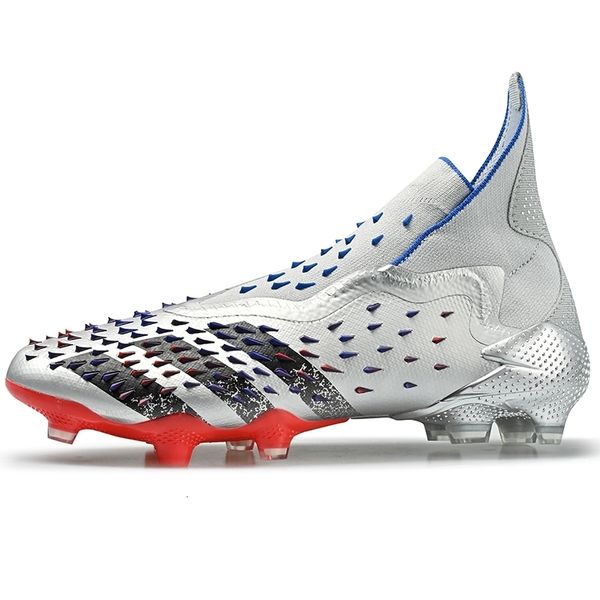 

safety shoes mens soccer cleats football outdoor trainning boots for men women studded p230707, Black