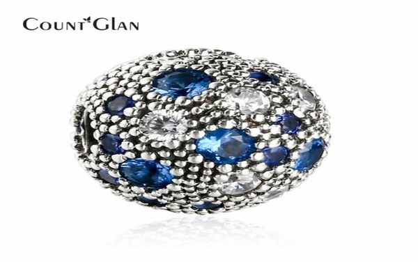 

fit bracelet 2017 summer new blue cosmic stars fixed clip charm beads for jewelry making 925 sterling silver decorative ser bead3372246, Bronze;silver