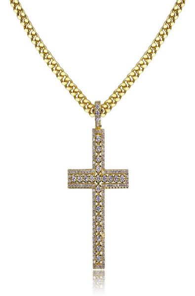 

cross pendant necklace micro pave cz stones egyptian style prayer hip hop pendants necklace men039s jewelry9466127, Silver