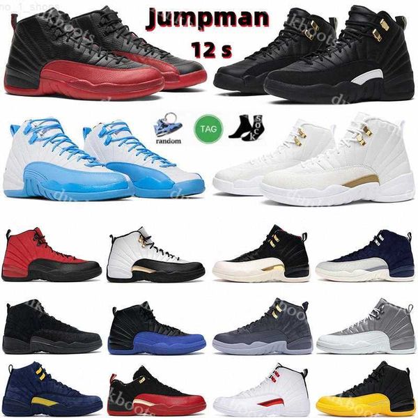 

jumpman 12 men 12s basketball shoes playoffs royalty taxi stealth reverse sneakers flu game hyper royal twist dark concord mens trainers 40-, Black