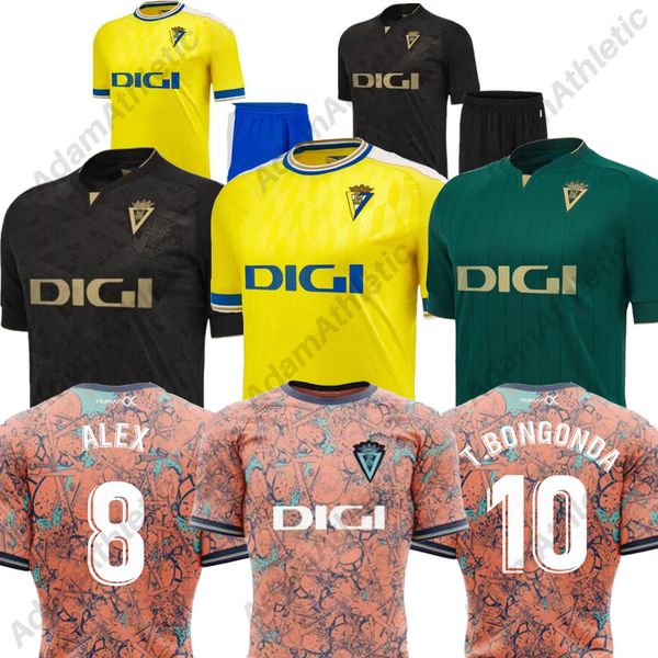 

camiseta cadiz soccer jerseys 23/24 carnival special shirt cadiz football shirts t.bongonda lozano alex a.espino blanco sobrino zaldua jerse, Black;yellow