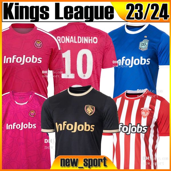 

23 24 porcinos fc ultimate mostoles soccer jerseys ronaldinho sevens kings league info chicharito el barrio aniquiladores casillas 2023 king, Black;yellow