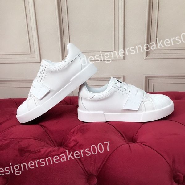 

2023 new luxury famous runner brand calfskin sneakers shoes for men walking design rubber sole outdoor sports trainers 35-45 hc210804, Black