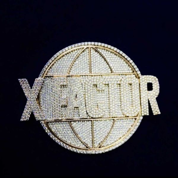 

luxury mens jewelry handmade vvs moissanite gold plate cuban custom silver pendants