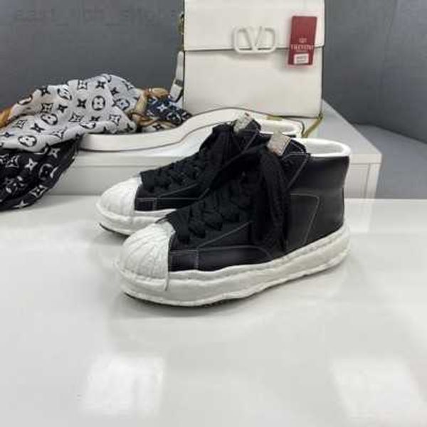 

blakey maison mihara yasuhiro mmy men's high canvas shoes men's toe skate shoe stc sneakers, Black