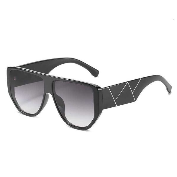 

designer sunglasses for men and women fashion large frame sunglasses personalized trendy cool sun visors women's brand uv resistance tr, White;black