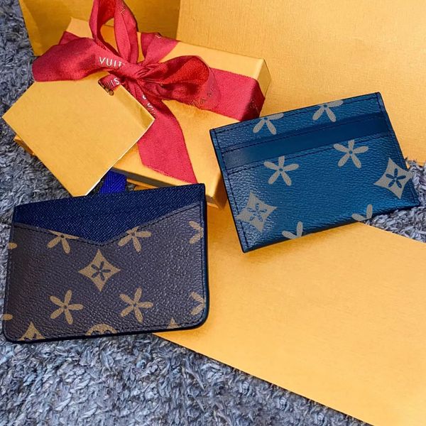 

m60166 neo card holder wallets 2023 new genuine leather coin purses passport credit card slot cardholder women men wallet holders banknote k, Brown;gray