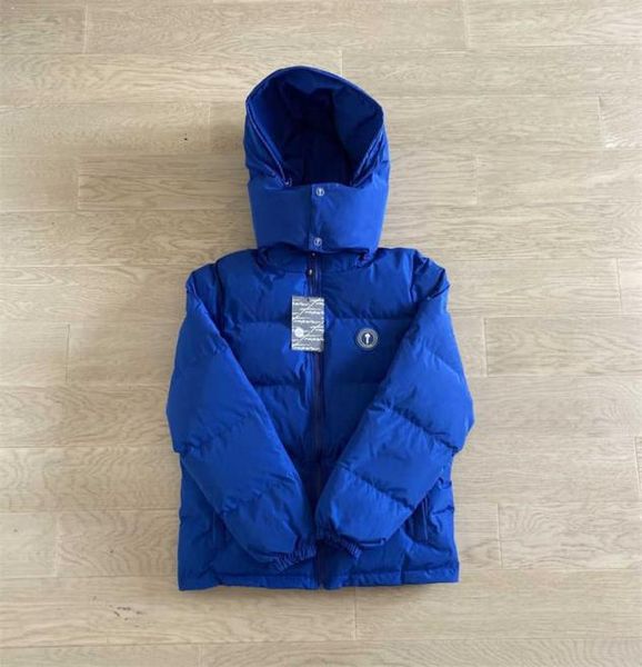 

men039s down jacket blue irongate jacket detachable hood embroidered cotton thermal sportswear women039s parka 7412361, Black