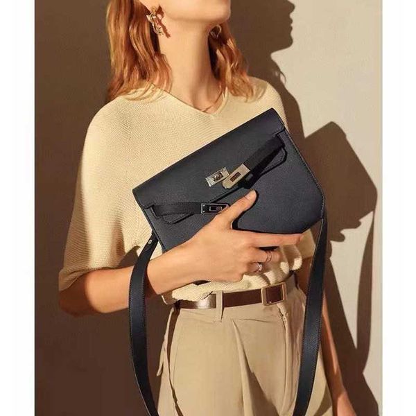 

designer hemrres tote bag genuine leather secondgeneration kelys bag for women spring and summer 2023 new commuting cowhide messenger undera
