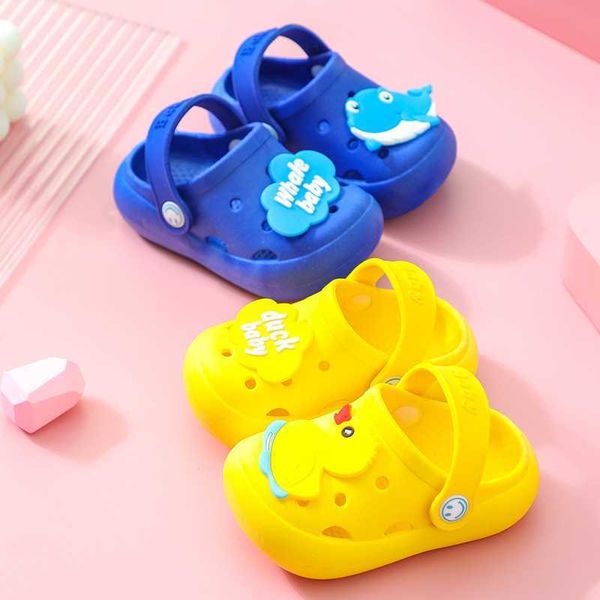 

sandals summer baby sandals slippers cartoon female baby soft bottom toddler baby boys kids beach shoes cave hole baby shoes, Black;red
