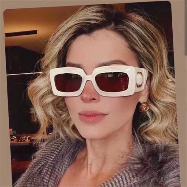 

sunglasses 2023 new family box plate for women in the same fashion concave street p sunglasses gg0811, White;black