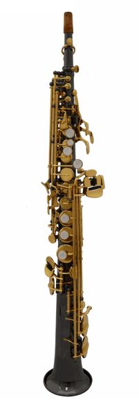 

bb soprano black nickel bright nickel gold key saxophone soprano sax