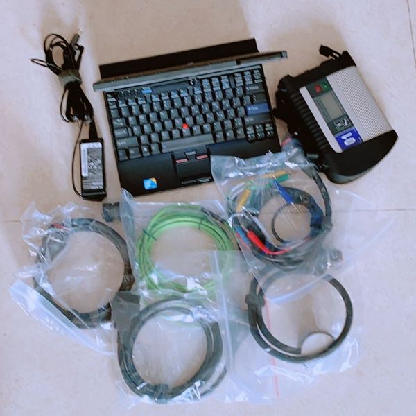 

auto diagnostic tool mb star c4 sd compact 4 with v06.2023 x das vediamo dts in 48gb ssd and used x220t i7 8g