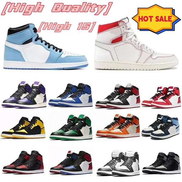 

jumpman 1 1s mens basketball shoes reverse laney washed pink og skyline lucky green lost found se space jam ice university blue bred patent