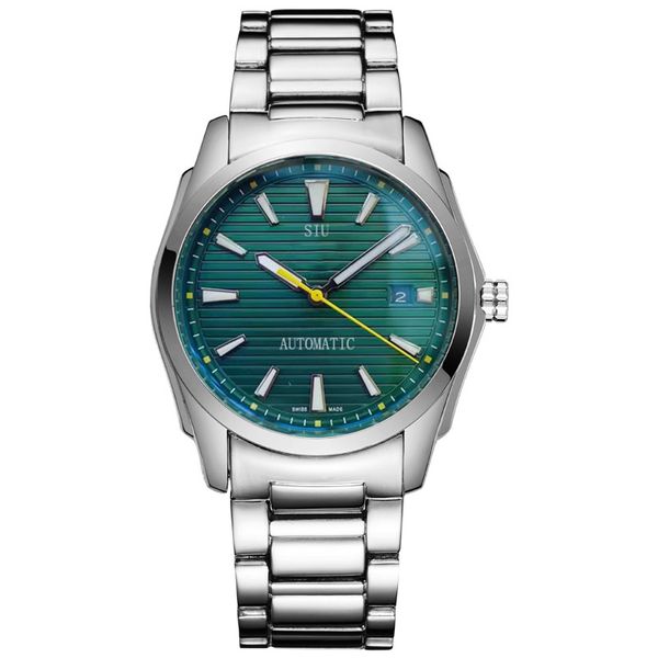 

designer luxury men's watch mechanical movement automatic f1 men watches full of steel business wristwatches, Slivery;brown