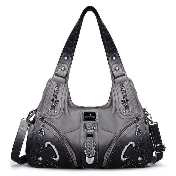 

new small women's bag wash dyed one shoulder crossbody handbag fashion tote bag