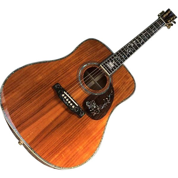 

2023 41 inch d45 full acacia deluxe acoustic guitar