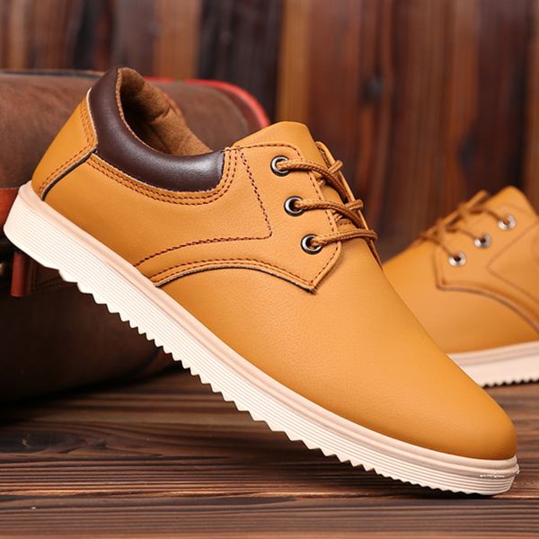 

dress shoes casual men leather 2023 summer brand comfortable flat for trendy sneaker lace up oxfords 230710, Black