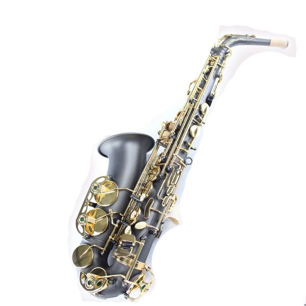 

musical instrument mas-400 flat e mid tone saxophone instrument frosted gold