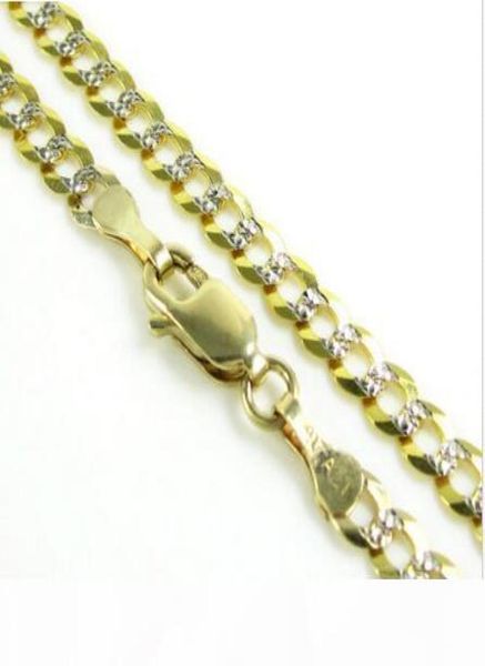 

24quot 375mm 850 gram 10k yellow gold miami cuban diamond cut mens chain necklace2471635, Silver