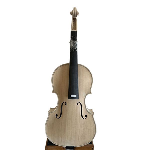 

5 strings viola 16" unvarnished stradi model flamed maple back spruce k2954