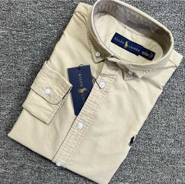 

2023 little horse mens shirt polo polos long sleeve business autumn leisure men casual loose sunscreen design 228ess, White;black