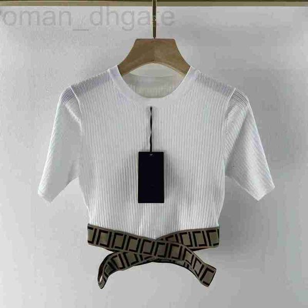 

women's t-shirt designer designer 22new women's f stitching short-sleeved tspring and summer breathable round neck fashion thin ov, White