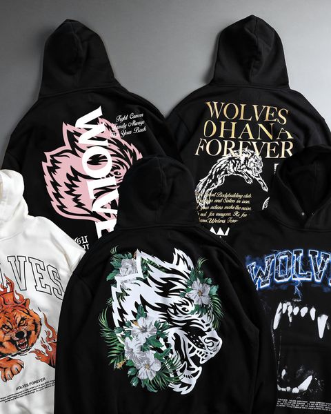 

darc wolves club sport hoodies men pullovers digital printing workout gym men clothing fitness bodybuilding us size darcs oversized new in h, Black