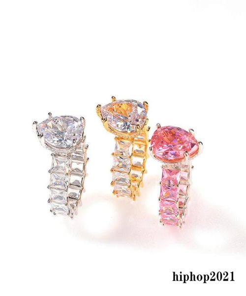 

10ct big simulated diamond ring unique cocktail pear cut gold silver rose gold gemstones wedding engagement ring for women4680951, Slivery;golden