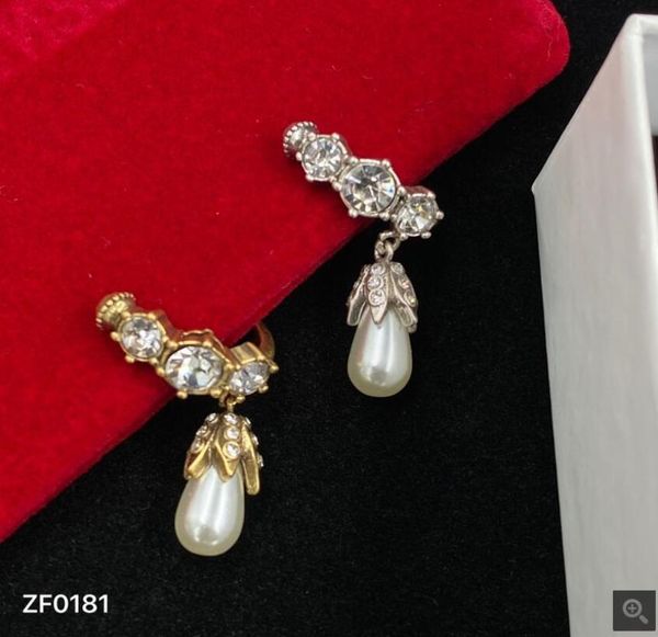 

1 piece drop crystal ear cuff hiphop punk pearl earring ear studs skull skeleton head earrings women mans halloween party jewelry 5038564, Silver