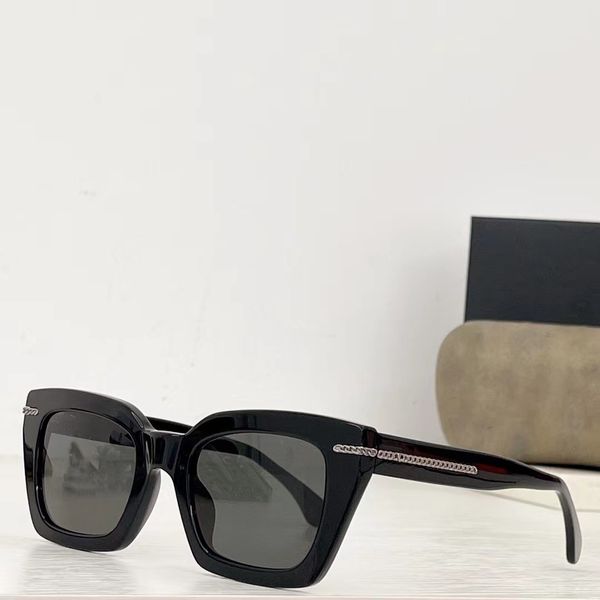 

designer original sunglasses 5509 for men and women simple classic cat's eye frame uv400 protective belt high end random glasses case, White;black