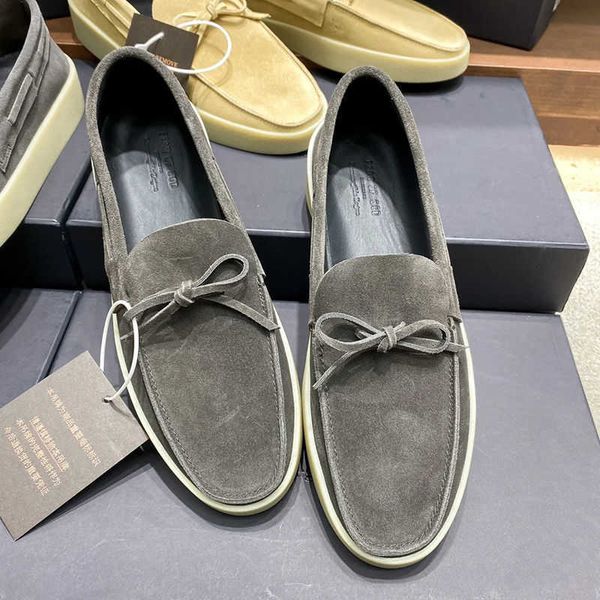 

high street feet of god pedal shoes casual leather shoes flat shoes lazy people comfortable fog slip-on shoe shoes, Black