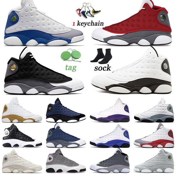 

jumpman 13 blue grey basketball shoes men sneakers houndstooth red flint lucky green starfish hyper royal altitude 13s women trainers sports