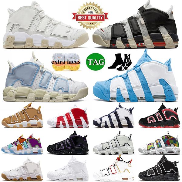 

designer uptempos scottie basketball shoes authentic for mens womens pippens white aqua gum black obsidian gym red atlanta peace love sports