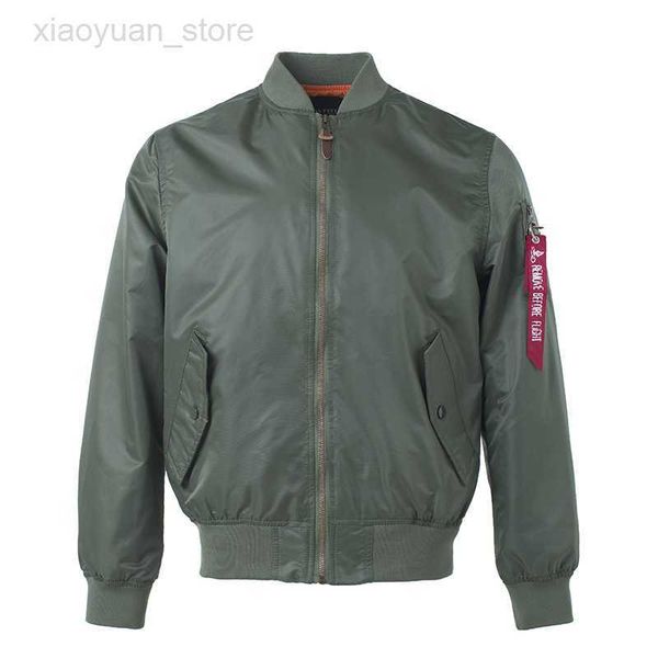 

men's jackets hip hop streetwear military bomber jacket for men coat airplane ma1 american university black water proof coat windbreake, Black;brown
