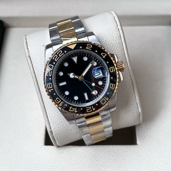 

men's watch designer automatic mechanical watch 40mm915l all stainless steel diving watch sapphire business watch, Slivery;brown