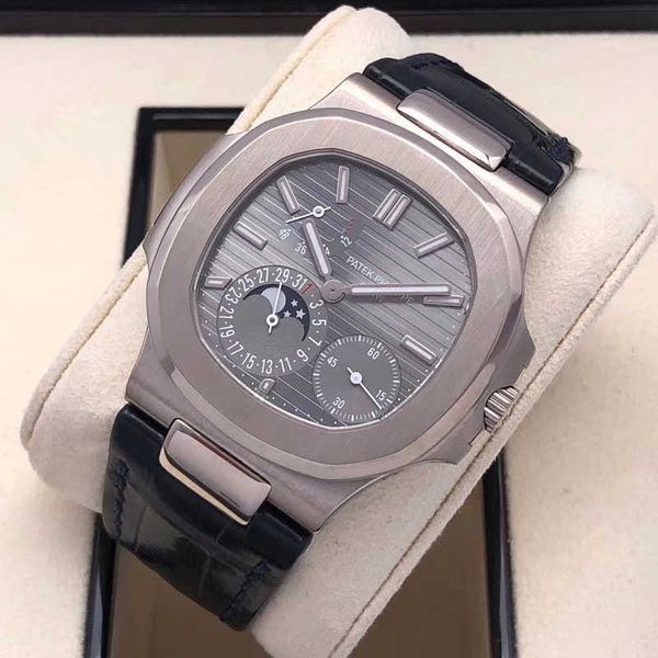 

diamond p classical a sport t luxury e elegant k 40mm super thin wrist watches 5712 5724 3k zf cal.240 iced out watch for men & women ph29, Slivery;brown