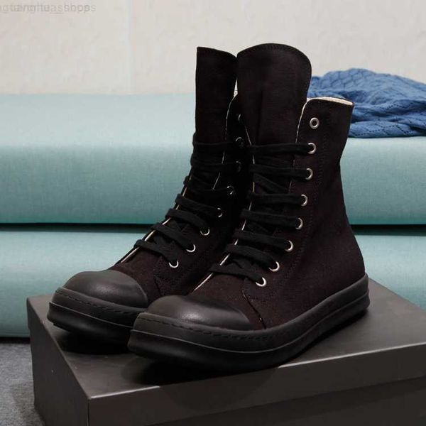 

owen rick boots owen seak boot designer sneakers high male men women casual shoes luxury black lace up mens size35-47
