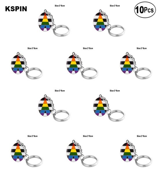 

straight allies key ring lapel pin flag badge brooch pins badges 10pcs a lot2626276, Gray