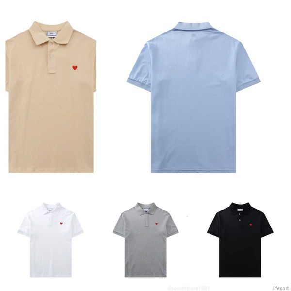 

2023 paris fashion tees mens women designer luxury amis t shirt casual tshirt round neck amies de coeur k07c, White;black