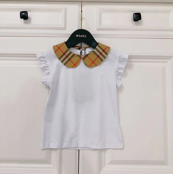 

girl dress designer kid summer clothe set wholesale brown t-shirt and skirt lace design baby girls party dresses clothes 2023, Red;yellow