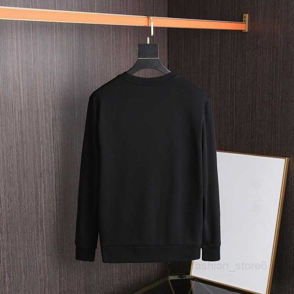 

luxurys designers 2023 men's hoodies fashion men hoodie autumn winter round neck long sleeve hooded pullover clothes sweatshirts basket, Black