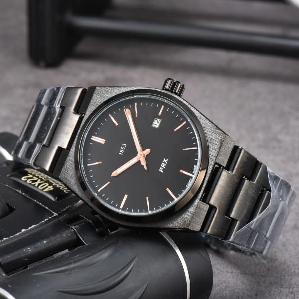 

t men's watch 2023 new men's watch full dial working mechanical watch high-quality luxury brand timepieces men's fashion, Slivery;brown