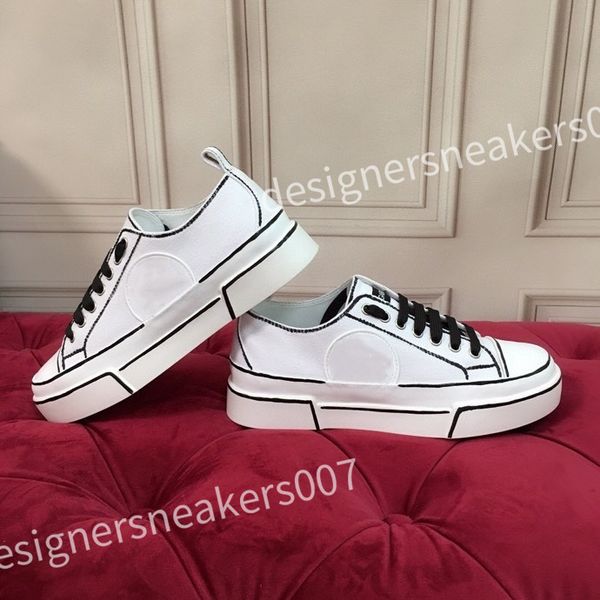 

23s/s calfskin man casual shoe white black leather trainers brands comfort outdoor trainers women's casual walking 35-45 hc210803