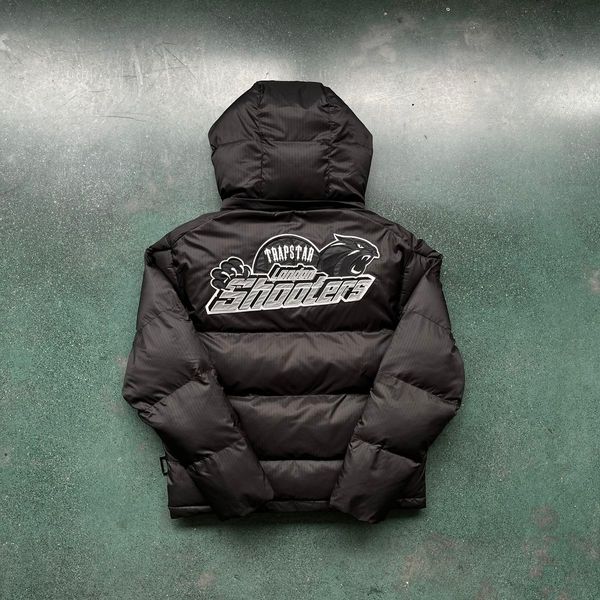 

selling designer trapstar jacket shooters detachable hooded puffer fashion coat eu size men's jacket reflective, Black;brown